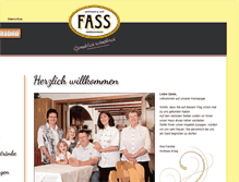 Tablet Screenshot of gasthaus-fass.de